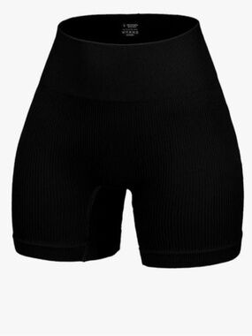 Four Pack Unbranded Black and Brown Workout Bike Shorts